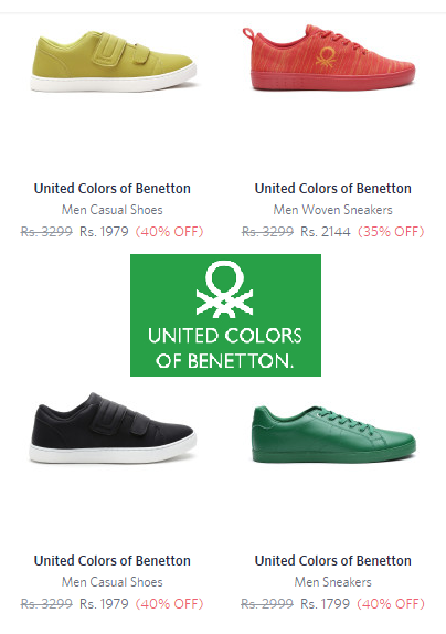 United Colors Of Benetton Casual Shoes 