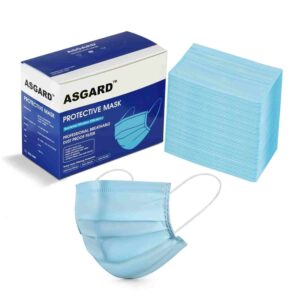 ASGARD® 3 Layer Protective Face Mask with NOSE CLIP, Certified by CE, ISO & GMP | TechBuy.in