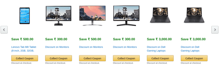 Amazon Coupons - Save Extra on Products - Great Indian Festival 2020 - TechBuy.in