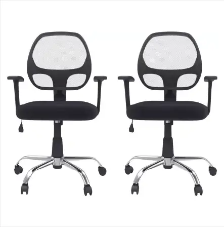 DZYN Furnitures Linen Office Executive Chair Review (Black, Set of 2) - Bang for the Buck - Big Saving Days Flipkart