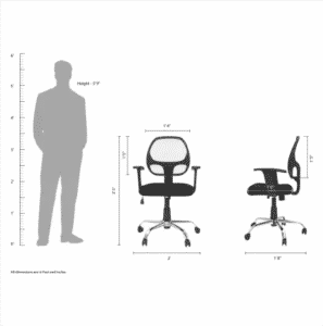 DZYN Furnitures Linen Office Executive Chair Review (Black, Set of 2) - Bang for the Buck - Big Saving Days Flipkart