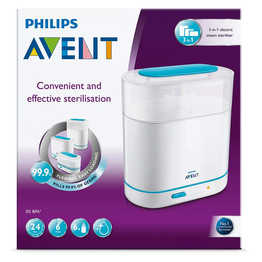 Philips Avent 3-In-1 Electric Steam Sterilizer - Bottle Warmer - Review - TechBuy.in