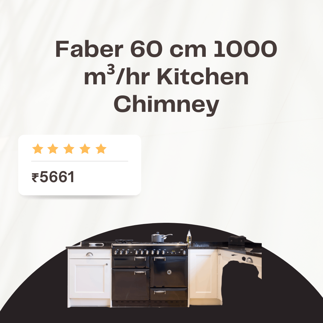 Buy Faber 60 cm 1000 m³/hr Kitchen Chimney